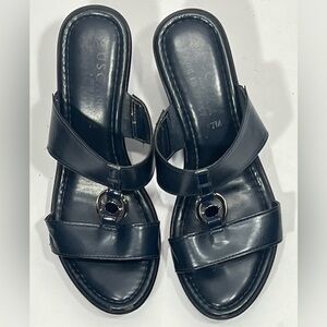 CALLA  EASYSTREET NAVY/PATIENT SHOES SIZE 7M